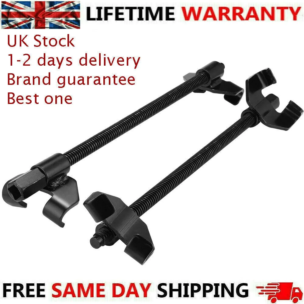 COIL SPRING COMPRESSOR HEAVY DUTY PAIR OF SUSPENSION CLAMPS 380MM TOOL FOR CAR