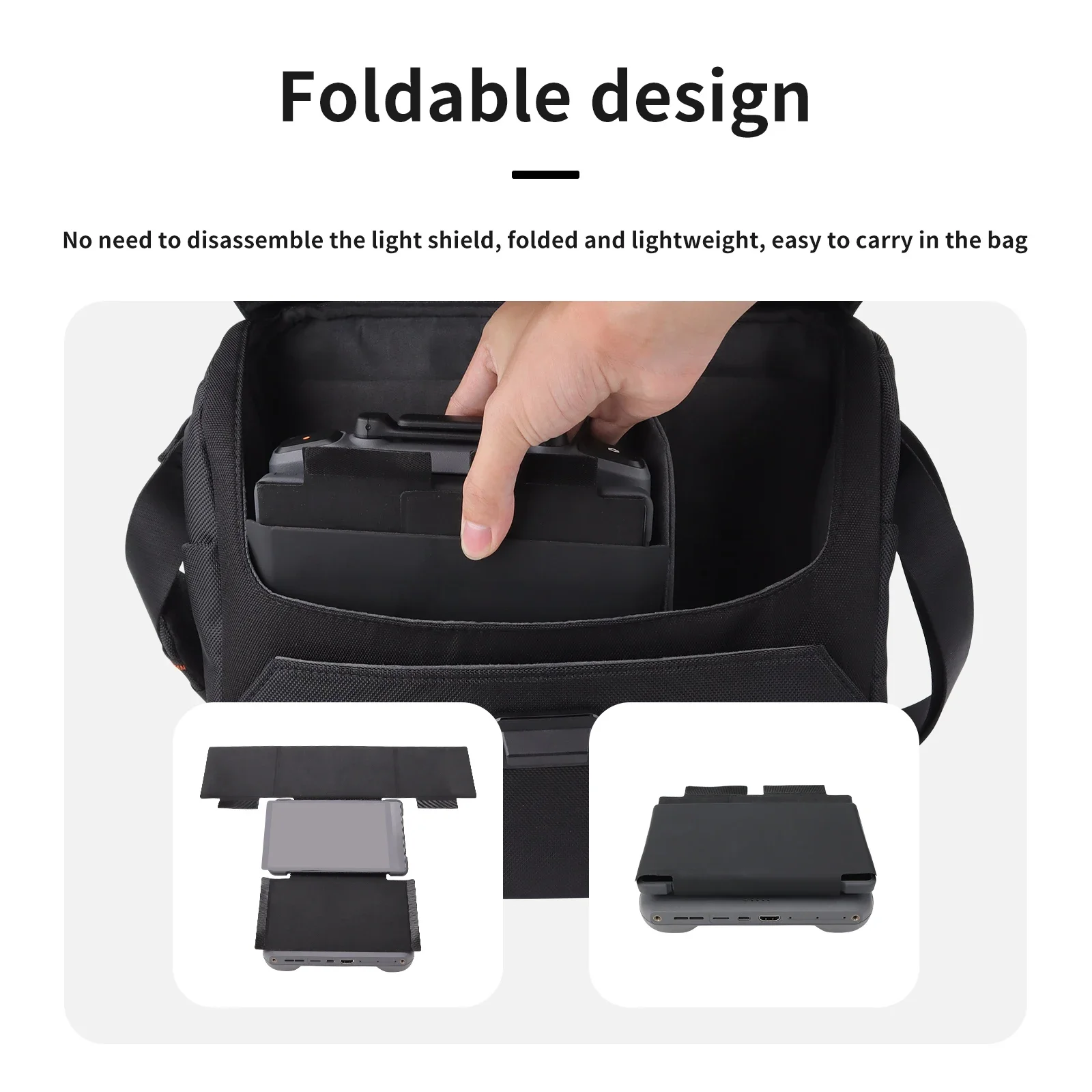 Adatto per DJI Mavic 4Pro Protezione luminosa per telecomando RC Pro 2 Copertura protettiva per blocco luce schermo e resistente ai graffi