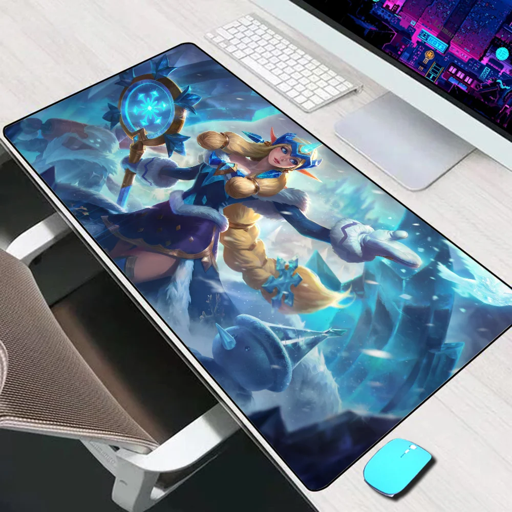 League of Legends Soraka Large Mouse Pad Gaming Accessories Mouse Mat Laptop Keyboard Mat PC Gamer Desk Pad Computer Mousepad