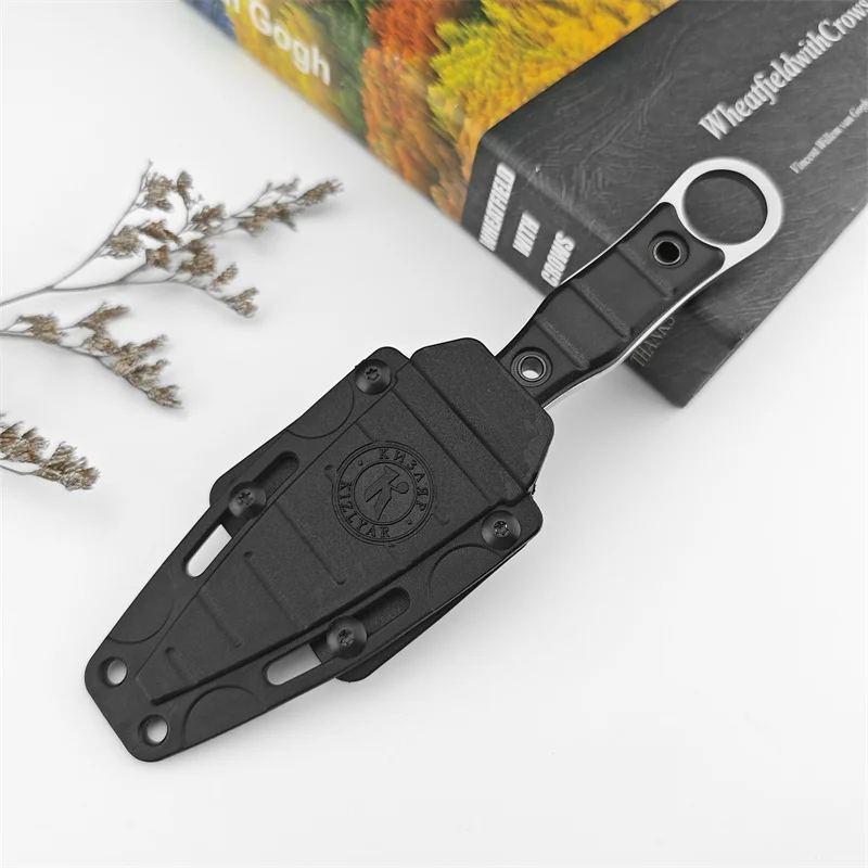 Mini Kizlyar Small straight Knife Outdoor Camping Survival Rescue Tactical pocket EDC knife nylon fiber 440C steel treatment