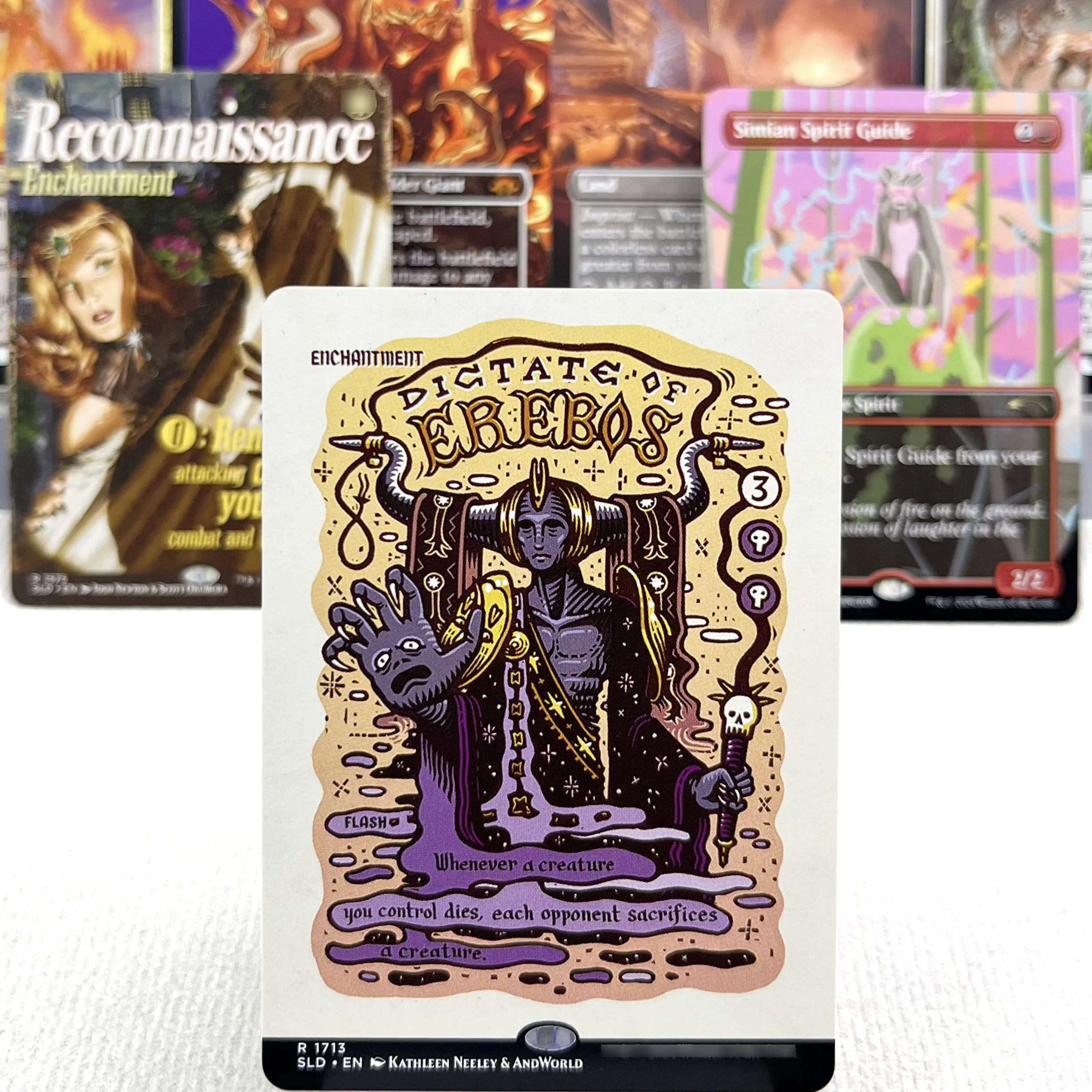 SLD HOLO10-002 cartões mágicos Maelstrom Wanderer TTcg proxy