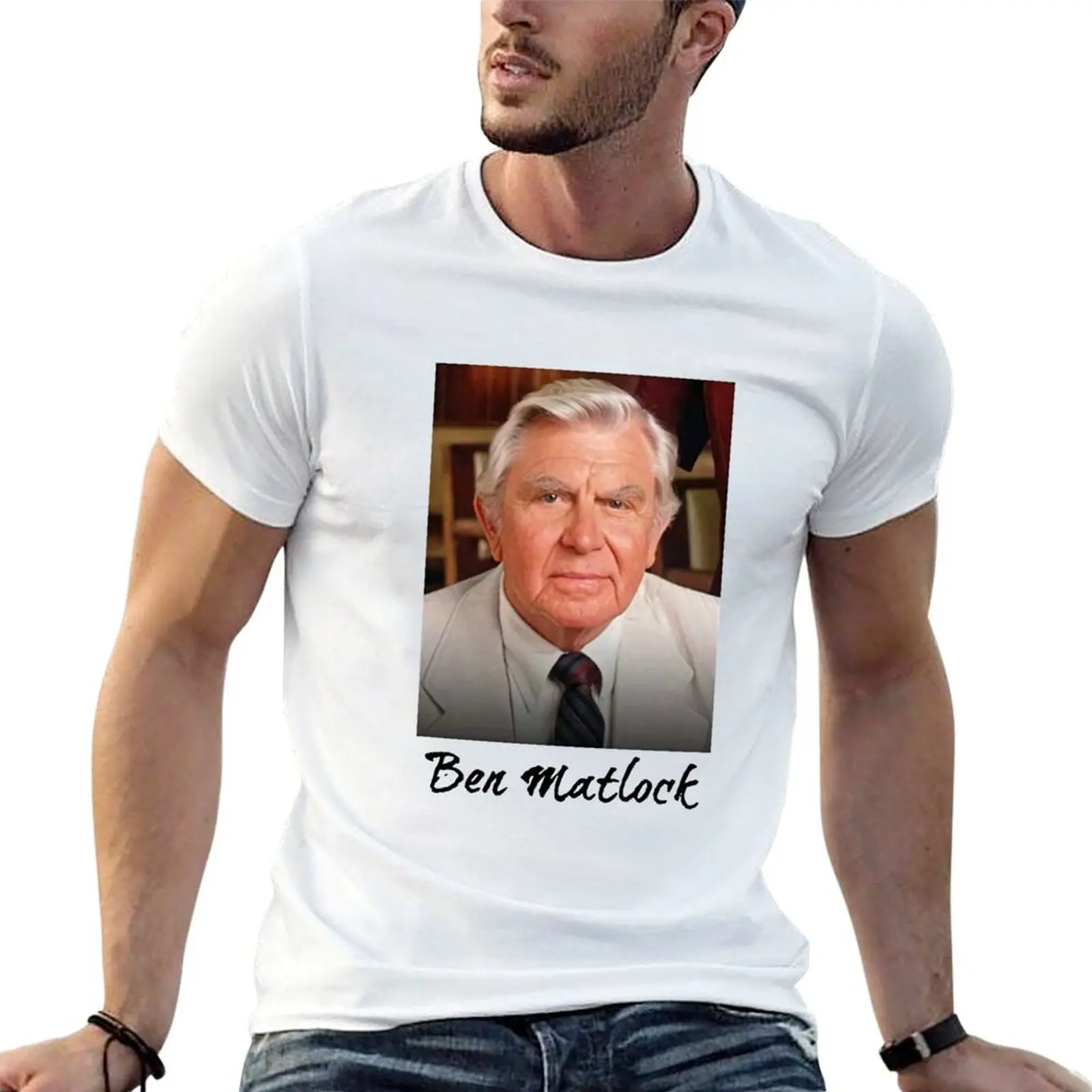 

Cool Ben Matlock Funny Tv Lawyer Drama White Retro Vintage 80'S Sitcom Matlock d T-Shirt funny t shirts dark humor T-Shirt