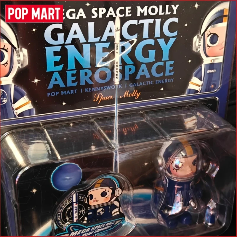 

Genuine POP MART MEGA SPACE MOLLY Galaxy Power Aerospace 100% Figure Collection New Year's Gift