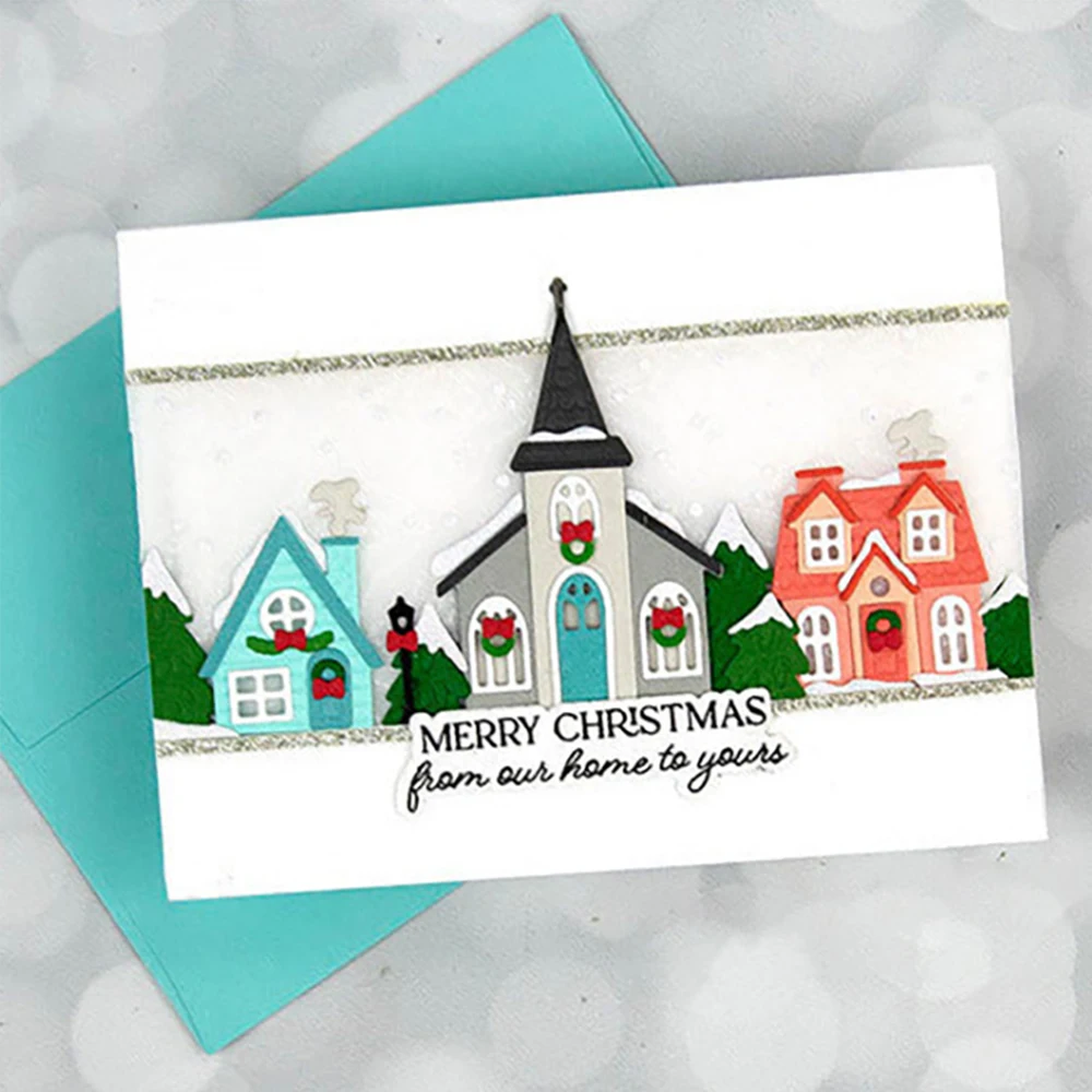 Holiday Bells Birds Winter Greenery Metal Cutting Dies Christmas Poinsettia Flower Die For DIY Scrapbooking Cards Craft Making