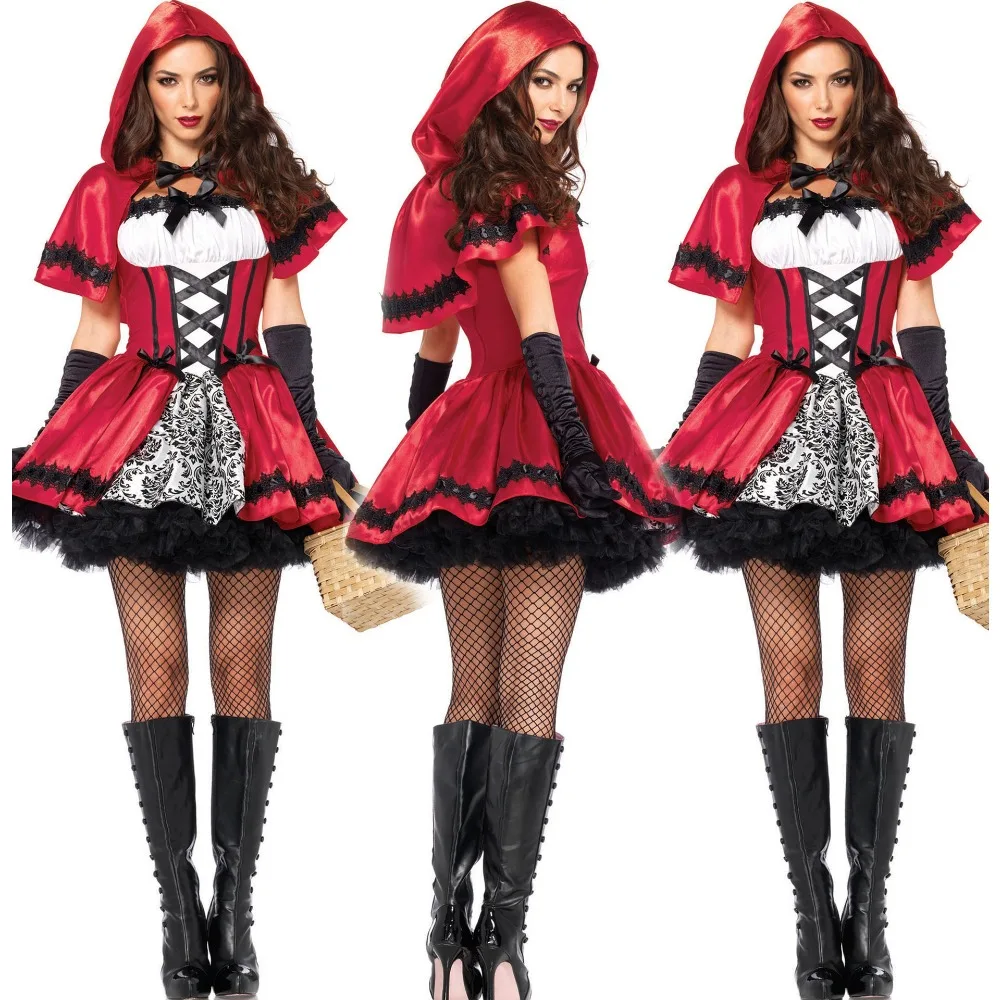

Anime Little Red Riding Hood Princess Costume - Perfect for Halloween Cosplay and Party