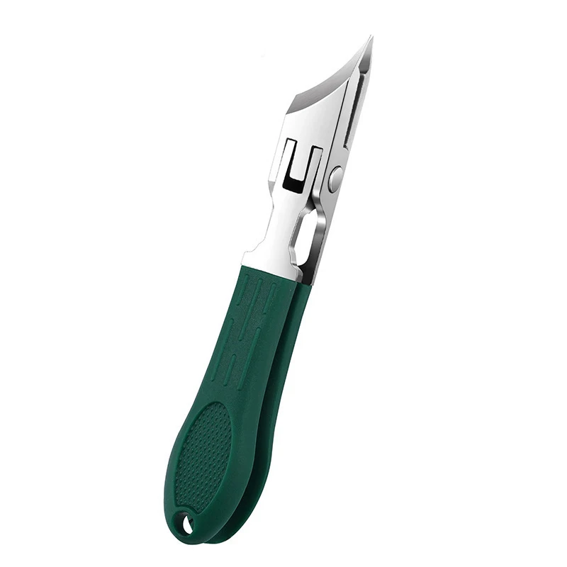 Angled Nail Clippers, Anti-Splash, Specialized for Nail Grooves, Eagle-Beak Type, Thick Toenail Clippers
