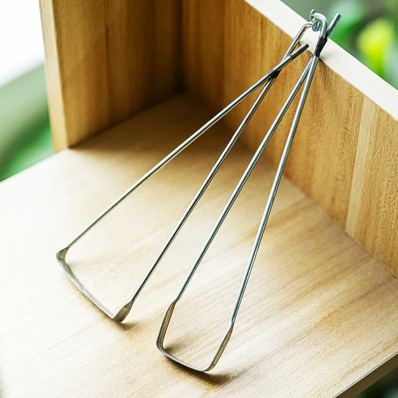 Pottery Fork-shaped Blank Trimming Scraper Carving Knife DIY Ceramics Bowl Bottom Sculpture Modeling Blank Trimming Tool 2
