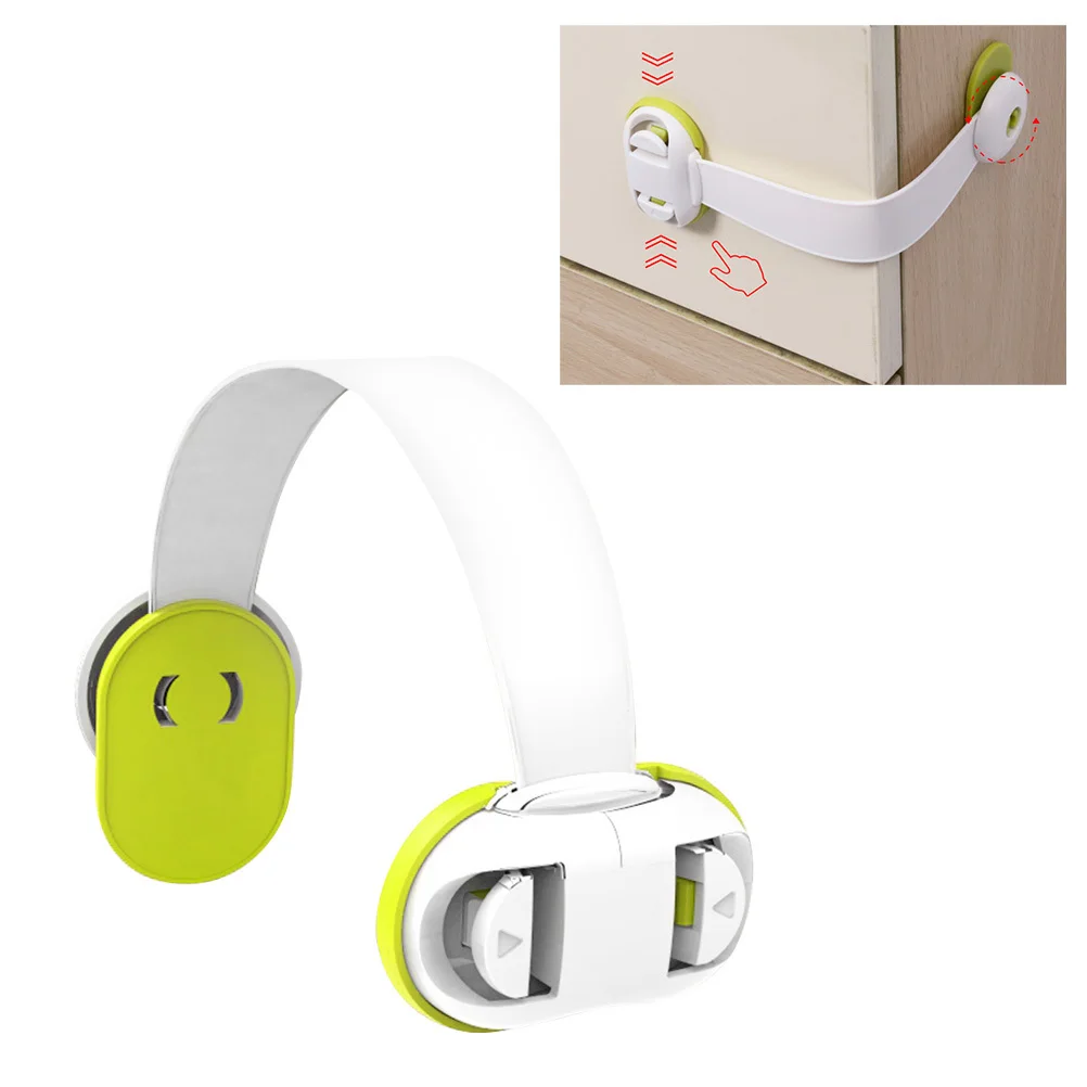 

2 шт. защитные замки из АБС-пластика, защита от детей, дверная защелка шкафа, замки для ящика холодильника, защита от защемления детей, замок для дома