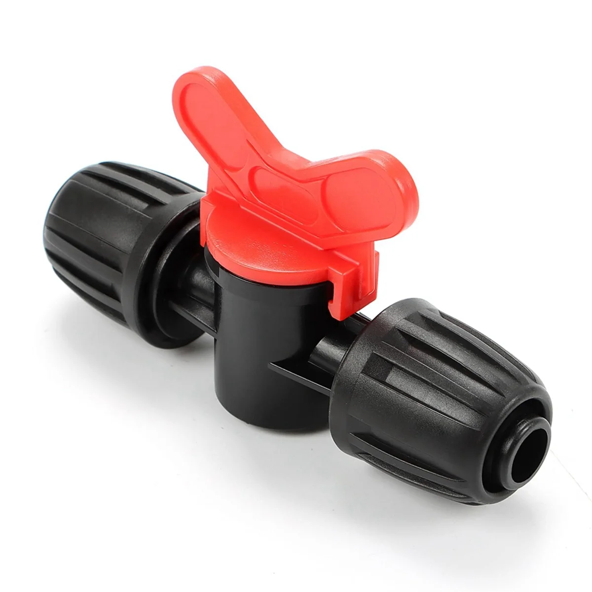 1/2In Drip Irrigation Valve Fittings,12 Pieces 1/2In Barbed Shut Off Valve for 1/2In Irrigation Tubing for Garden System