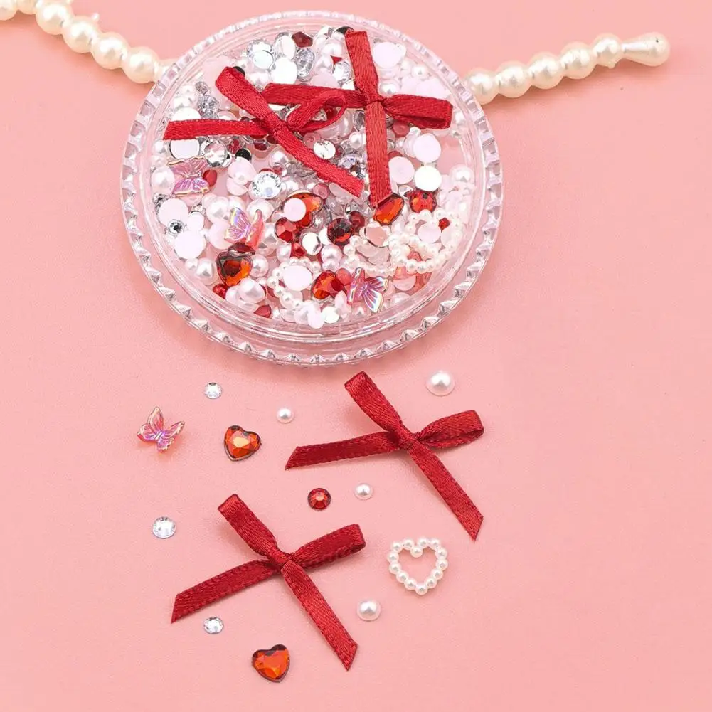 3D roze zijden strikken glitter gezicht edelsteenstickers muziekfestival DIY ogen make-up gezicht juwelen stickers diamantstickers