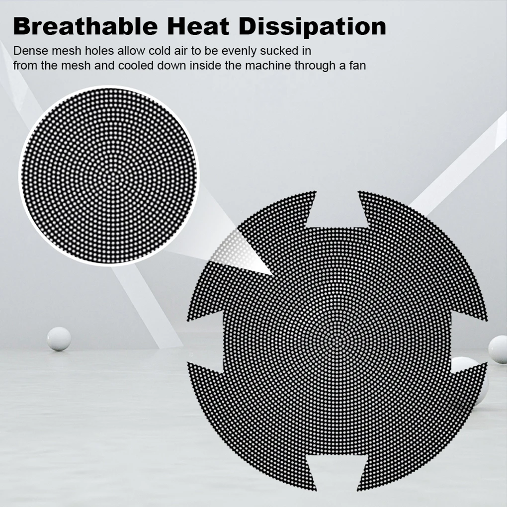 2/4 Pack Fan Dust Filter Breathable Ventilation Cooling Fan Dust Mesh PVC Anti-Dust Cover for PS5 Slim for PlayStation 5 Slim