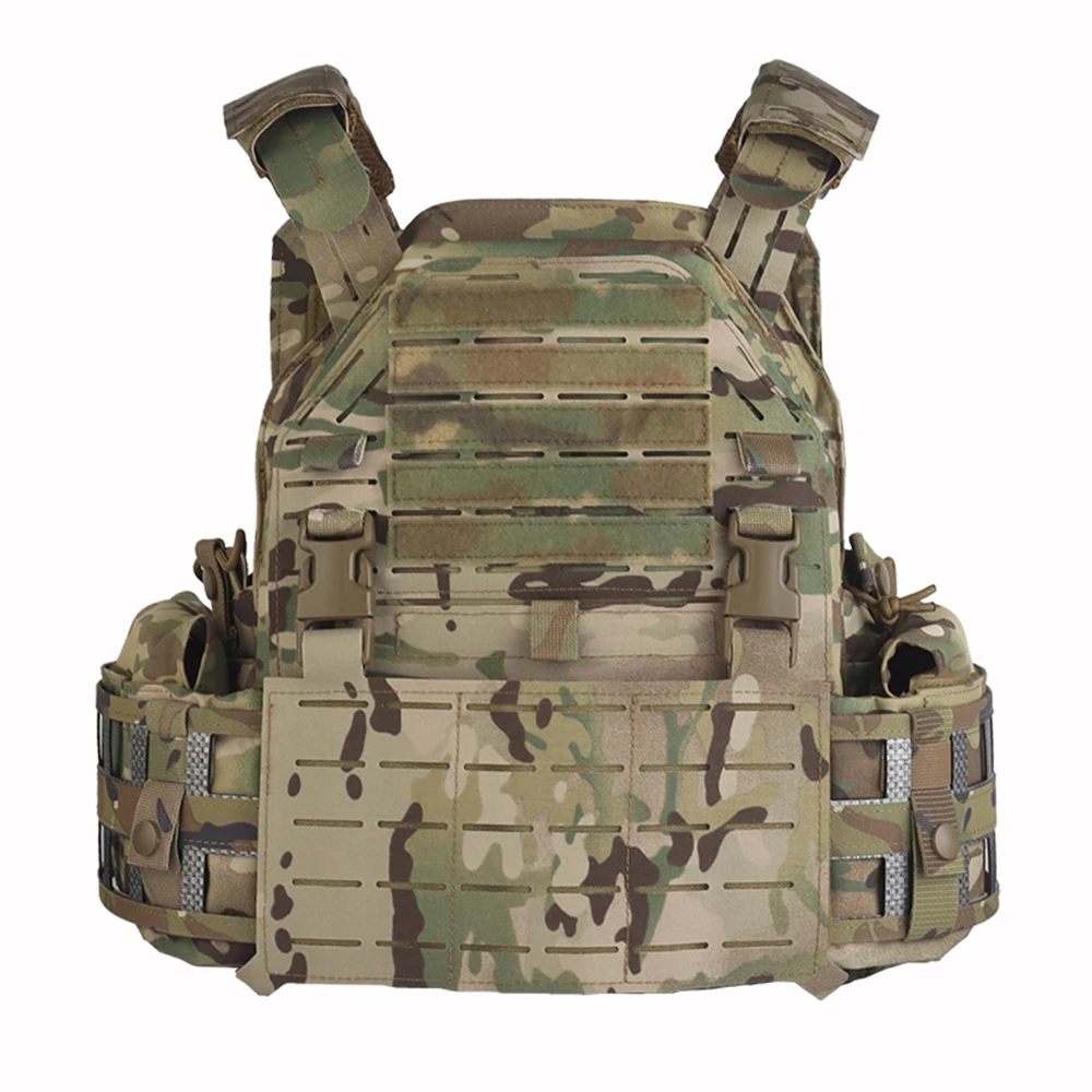 Kamizelka taktyczna LG4 Plate Carrier Airsoft kamizelka ochronna cięcie laserowe modułowa kamizelka MOLLE