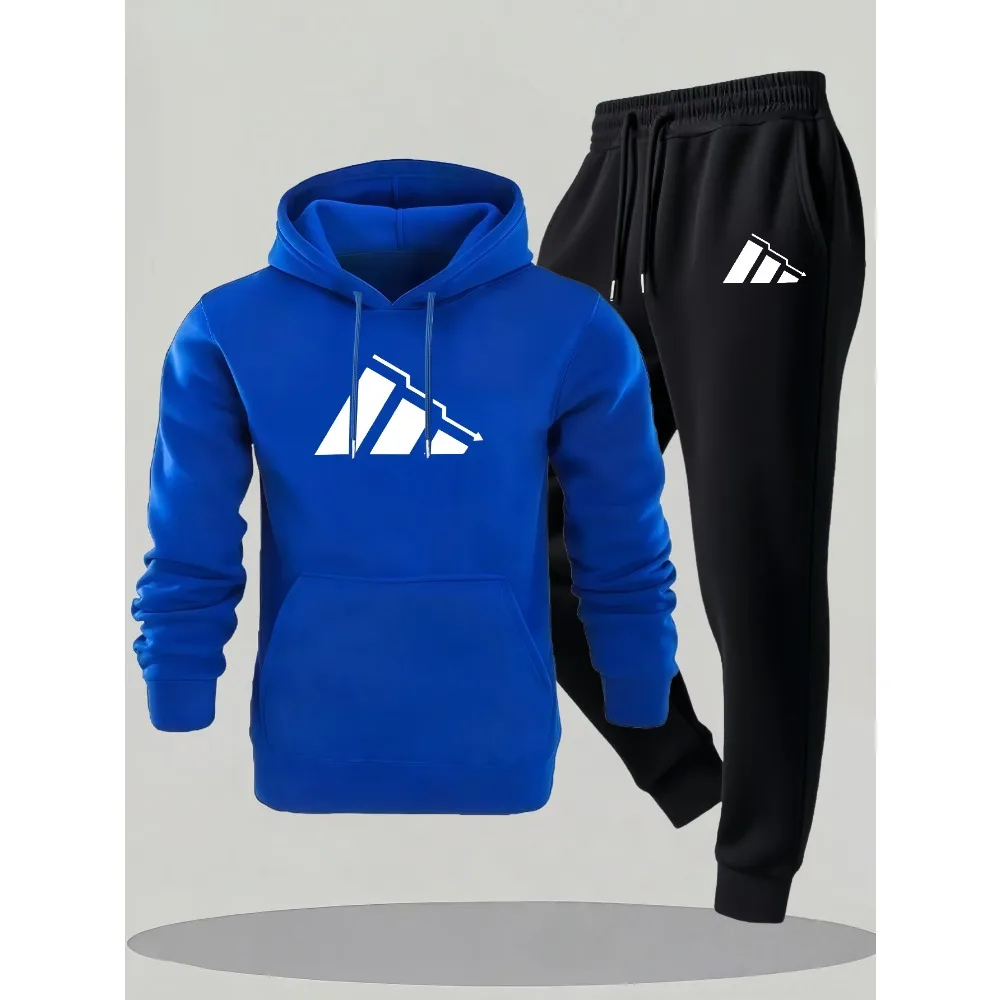 جديد الخريف والشتاء الدعاوى الرجالية العصرية شعبية الرجال يطبع عارضة الرياضة في الهواء الطلق تشغيل عطلة ارتداء الرجال مقنعين #3