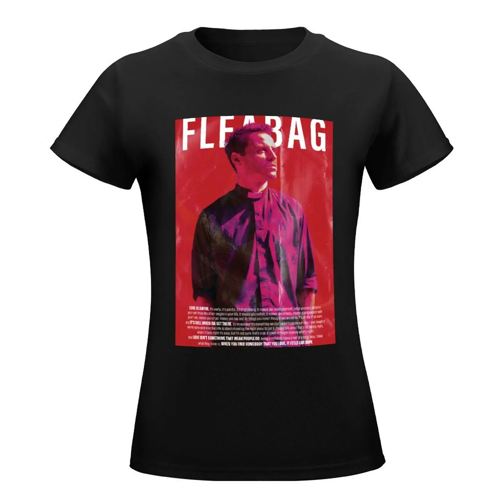 fleabag love is awful T-Shirt cute tops Aesthetic clothing summer tops tops Women