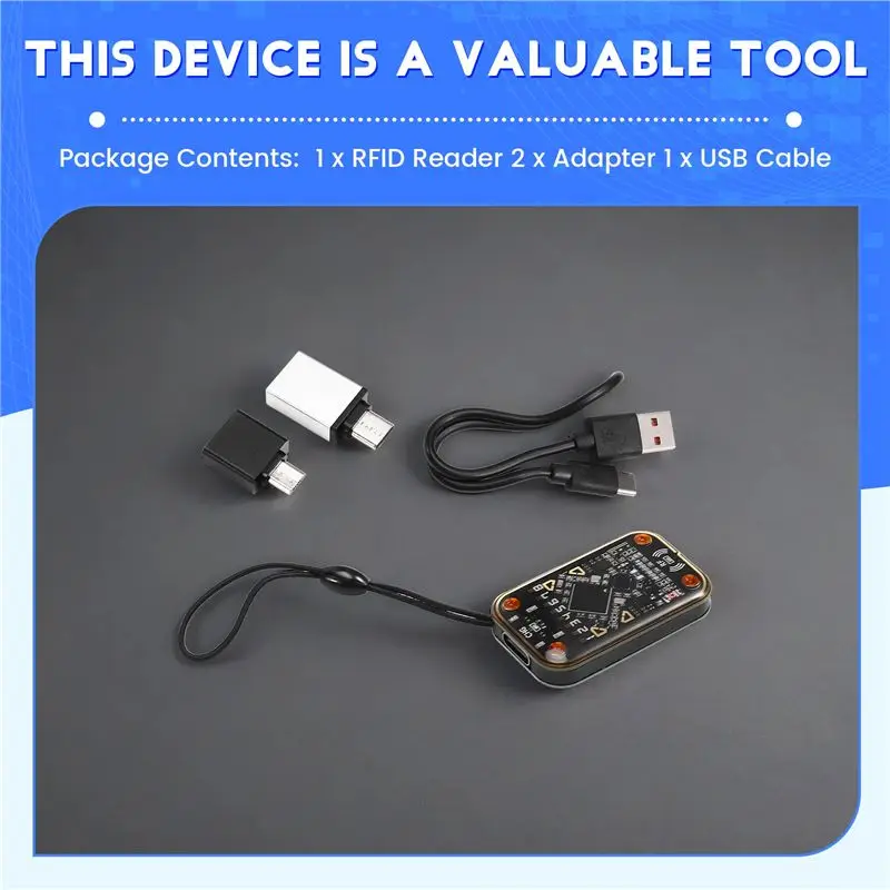 2X RFID Smart Chip Reader Smartcard Emulator RFID Emulator Read Writer Em125khz IC 13.56Mhz Badge Decode-Y41A