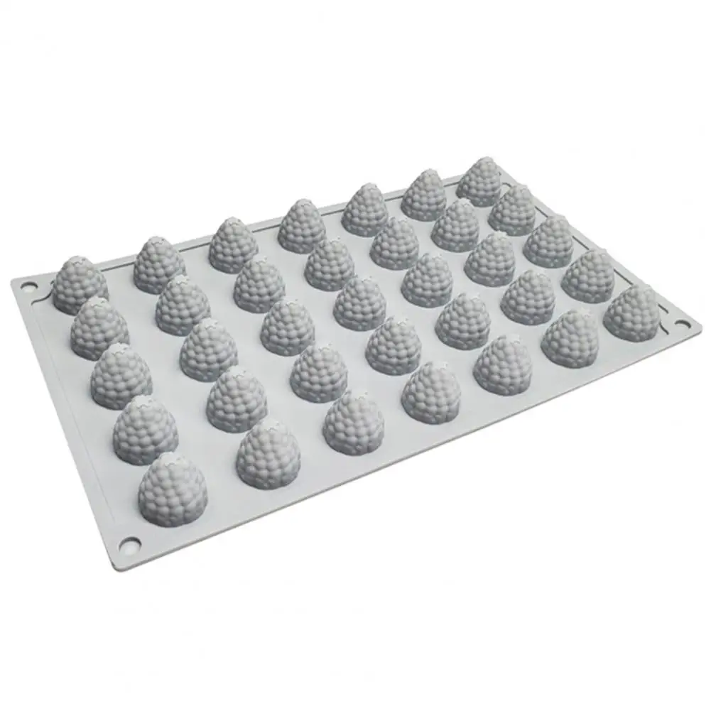 Food Grade Silicone Mold Raspberry Silicone Mold 35 Cavities Non-stick Food Grade Baking Mold for Cake Decorating Fondant Candy