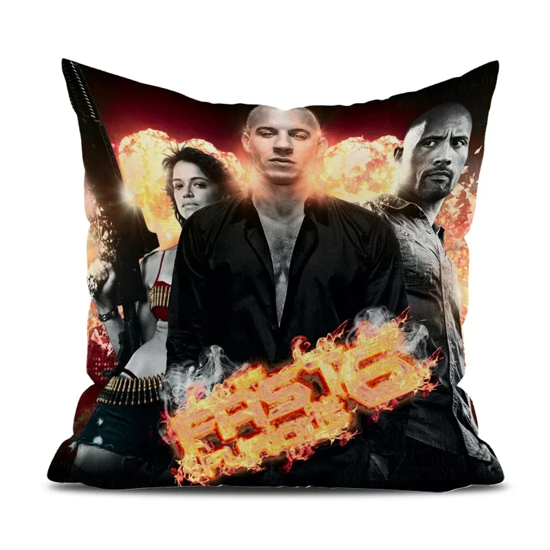 Decorative Pillowcase 40x40 T-The Fast and the Furious Body Pillows for Bedroom Sleeping Pillow Home Decor Cushion Cover 45*45