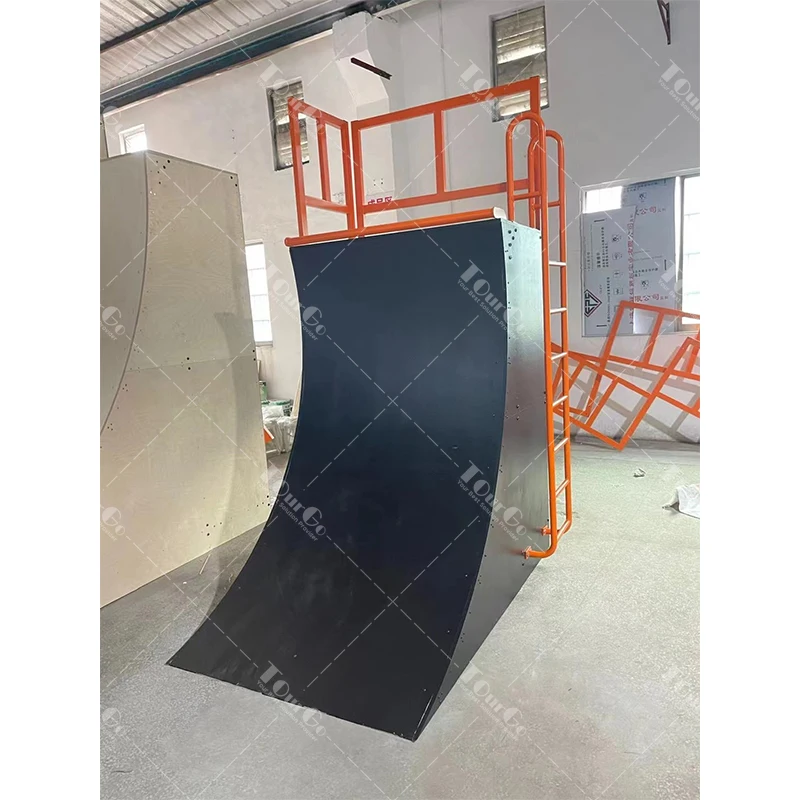 Custom Indoor Outdoor Kids Warped Wall for Ninja Warrior Obstacle Course