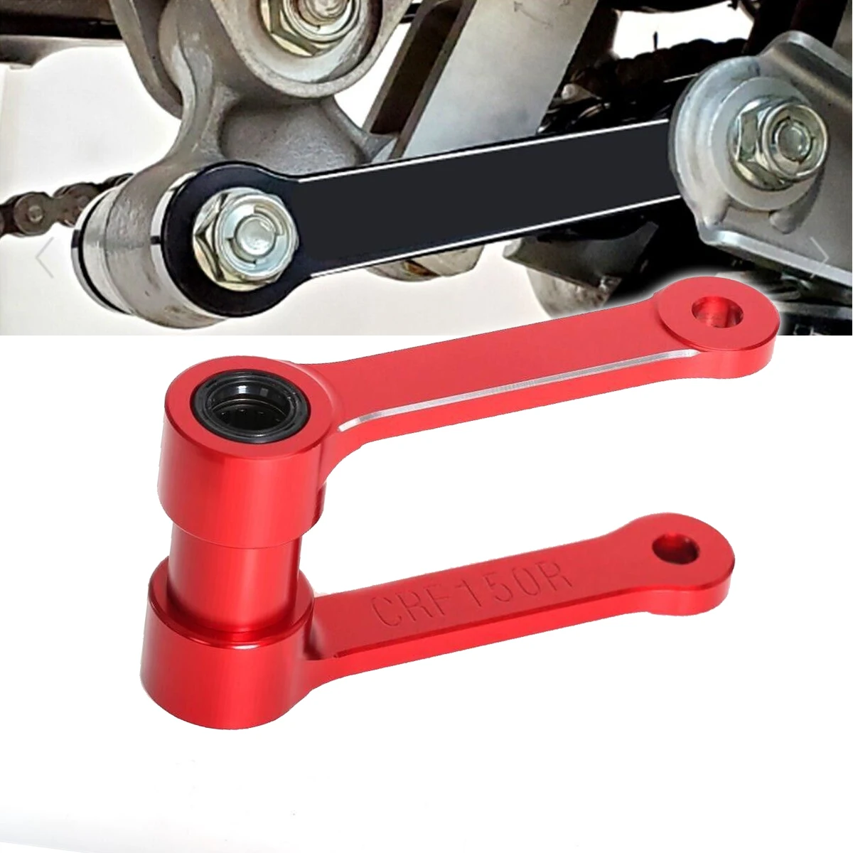 

Для HONDA CRF150R 2007-2025 CRF150RB 2007-2019 комплект понижающих звеньев задней подвески с ЧПУ