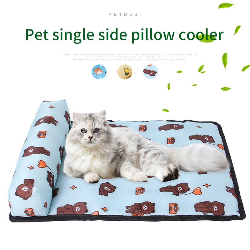 Refreshing Carpet for Dog Mats to Play Bed Folding Mattress Sleeping Summer Mat on the Floor  Pet Cooling Accessories Luxury