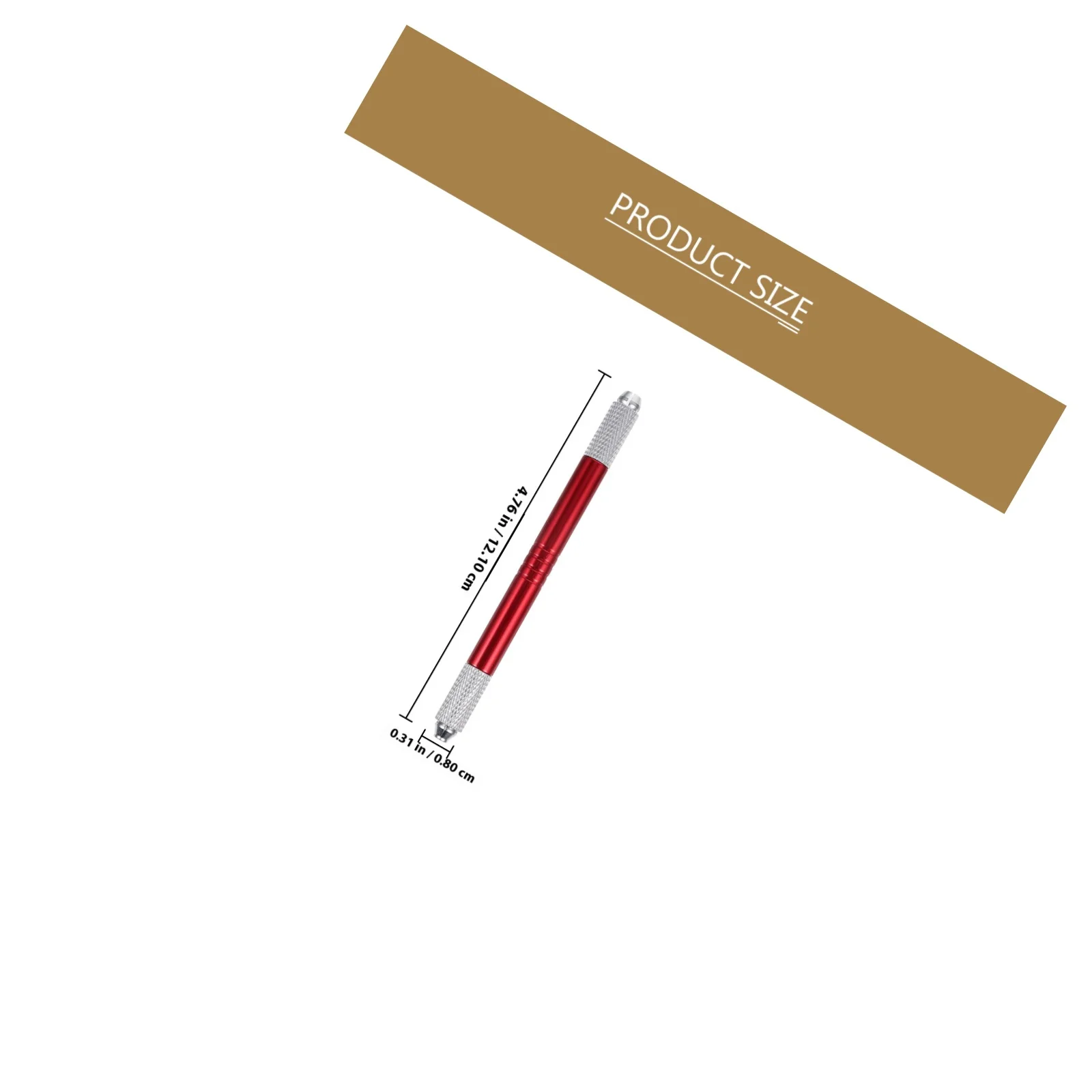 Luxury Rhinestone Eyebrow Microblading Pen Dual End Tattooing Tool for Permanent Brows Fast Easy Application Dual Head Tattooing