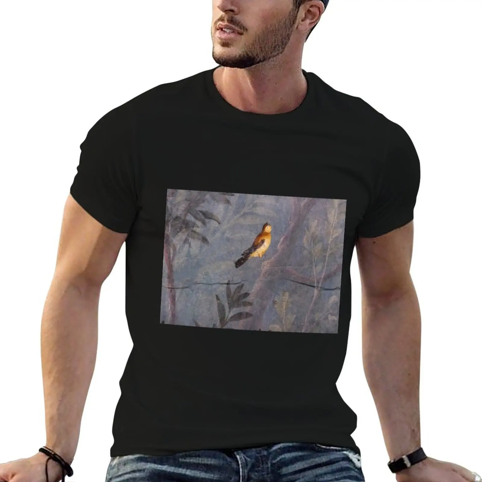 Garden of Livia - Prima Porta - bird T-Shirt Blouse new edition blacks anime figures oversized t shirts for men