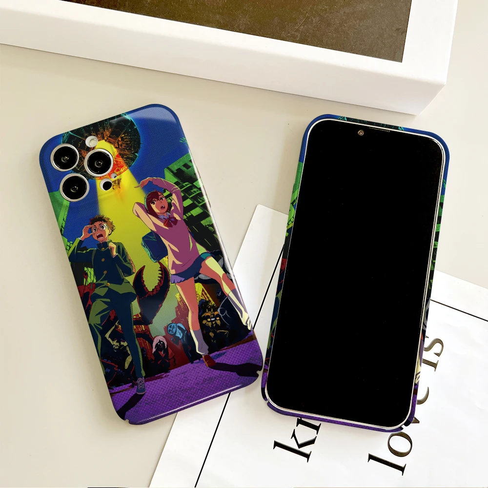 Phone Case For IPhone 16 15 14 13 12 11 Plus Pro Max Mini Glossy HD Hard Cover Film Shell Anime Dandadan