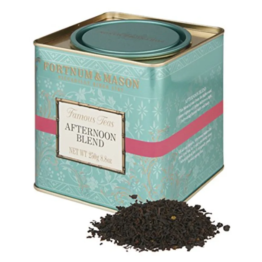 

Fortnum and Mason British Tea, Afternoon Blend 250g Loose Tea in a Tin Caddy 1 Pack