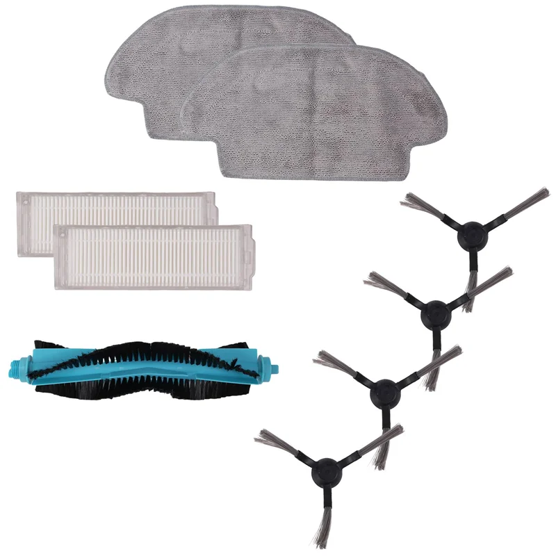 M04K الجانب الرئيسي فرشاة ممسحة القماش ل Viomi V2 برو V3 ممسحة تصفية HEPA V-RVCLM21B اكسسوارات مكنسة كهربائية روبوت قطع الغيار