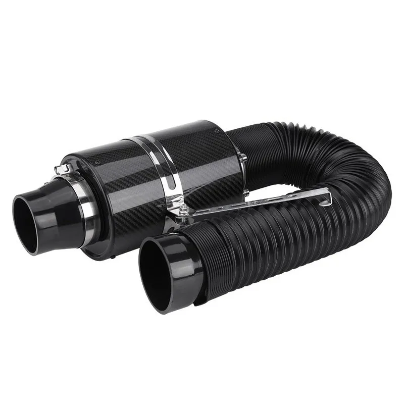 For Real Carbon Fiber Intake Bellows Set/car Air Filter/intake Modified High Flow Pure Carbon Fiber Bellows