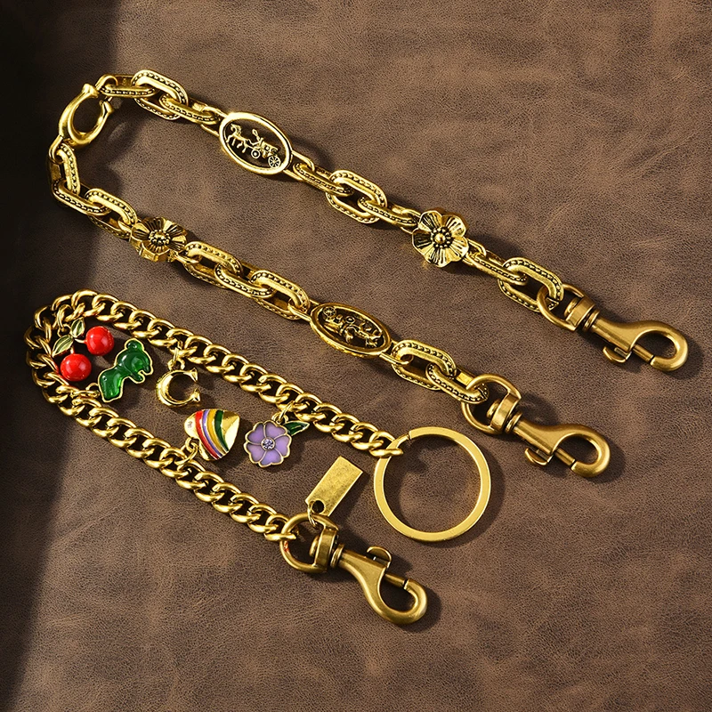 تنوعا حقيبة قلادة مشرقة الكرز حقيبة سلسلة مفاتيح سحر ملون موضة سيارة مفتاح سلسلة الزهور المعدنية حلقة رئيسية هدايا رائعة #4