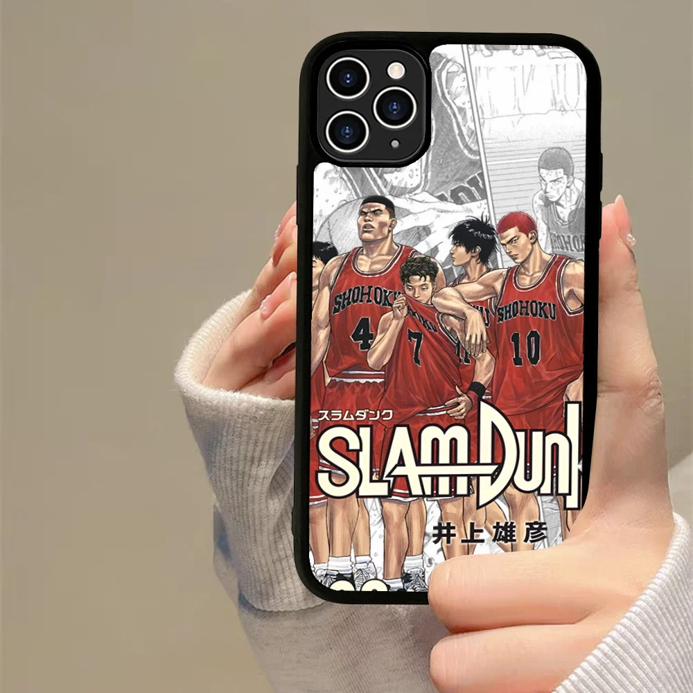 S-Slam D-Dunk Anime Phone Case Silicone PC+TPU For Samsung S10 20 30 22 23 24 Plus Lite Ultra Cover