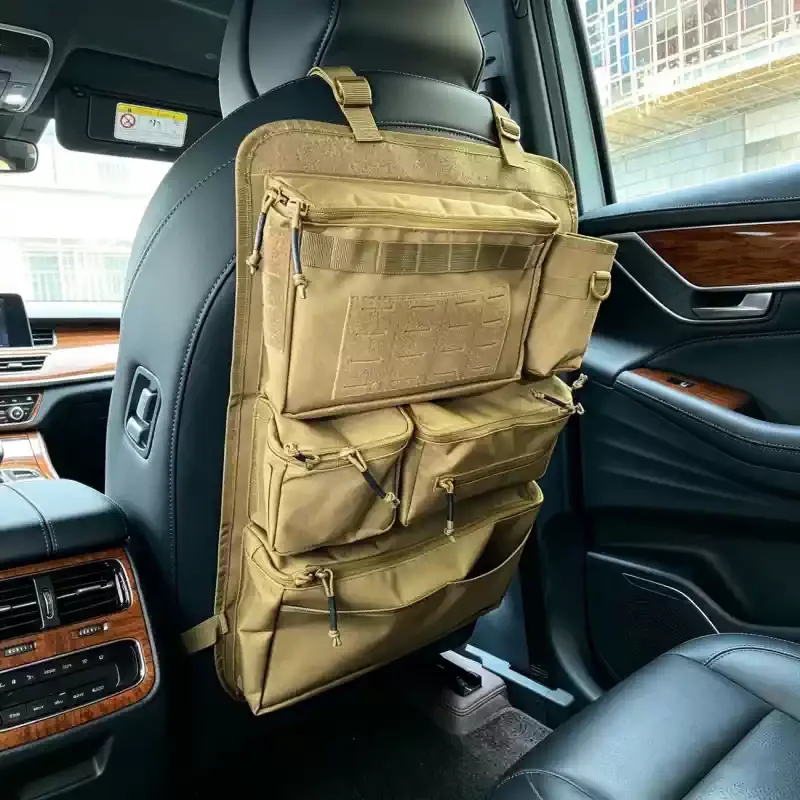 

Oxford Tactical Storage Bag for Car Rear Seat Multifunctional Luggage Organizer Storage Bag Hanging Rear Seat Bag for Outdoor