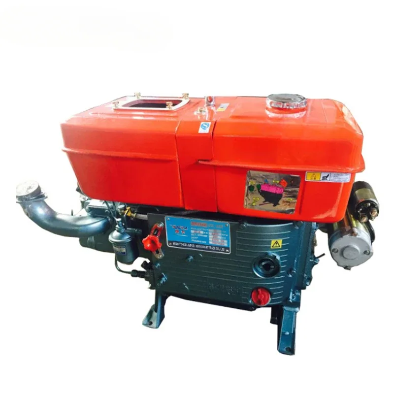 ISO9001 Approved Water Cooled Single Cylinder Diesel Engine 18HP (ZS1100)