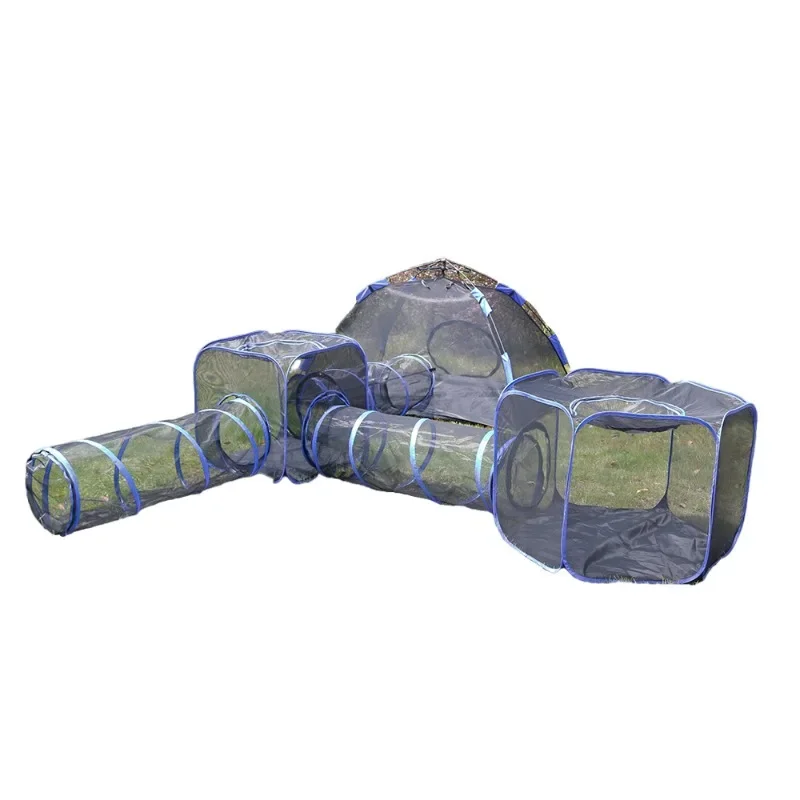 Outdoor cat and dog pet tent game four seasons universal random combination tunnel folding pet fence