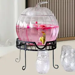Metal Drink Dispenser Stand,Drinking Dispenser Holder for Parties,Beverage Dispenser Stand for Bars Home Restaurants Parties