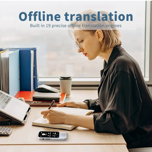 Imagen 2 del producto Dispositivo traductor de idiomas Soporte de traducción AI ChatGPT 138 Dispositivo de traducción en tiempo real Traductor Ai Traducción de voz con