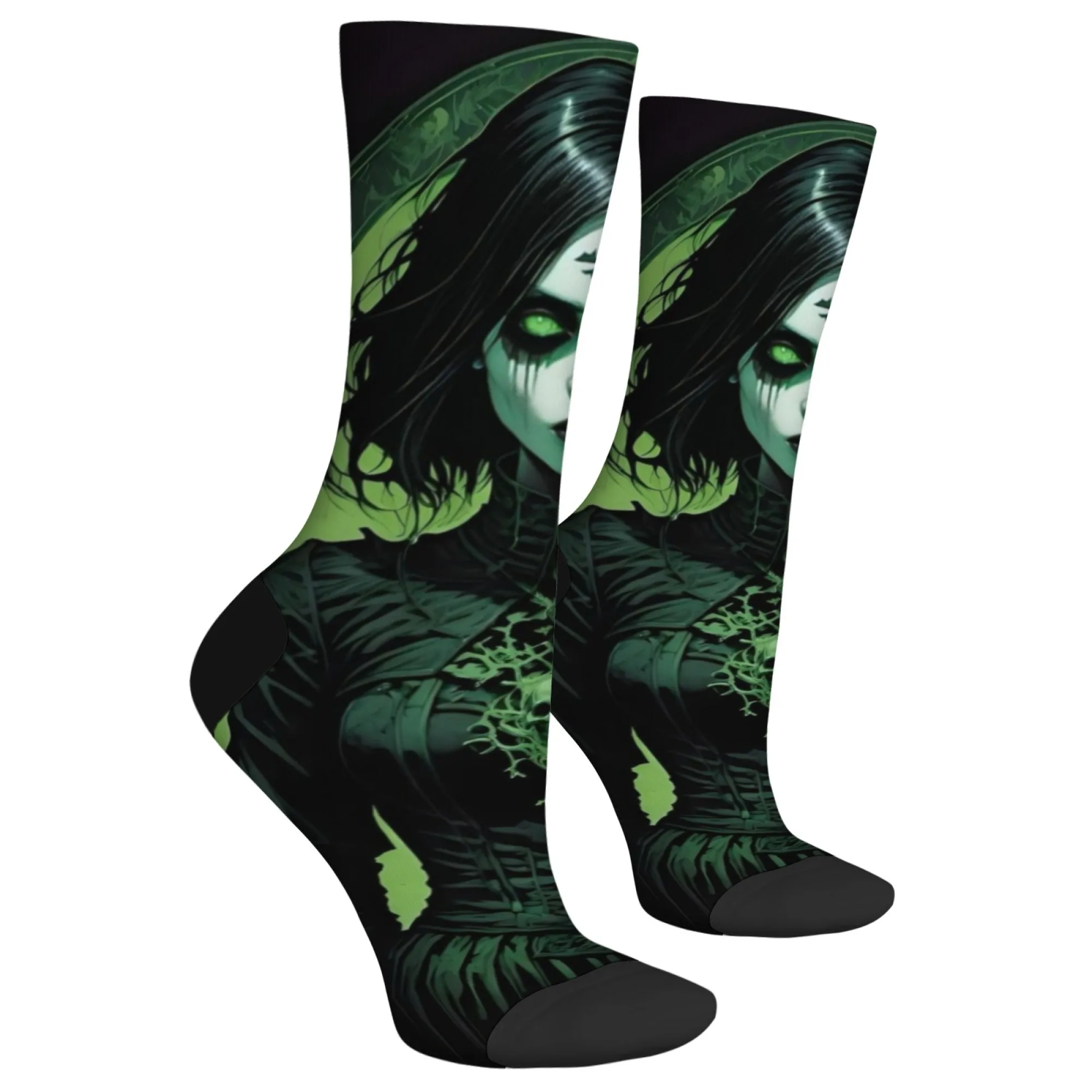 สยองขวัญสาวผีดิบ Retro สไตล์ผู้ชายถุงเท้าความแปลกใหม่ Harajuku Crazy ถุงเท้าลูกเรือ Street Hip Hop สเก็ตบอร์ดถุงเท้า Unisex Party ของขวัญ