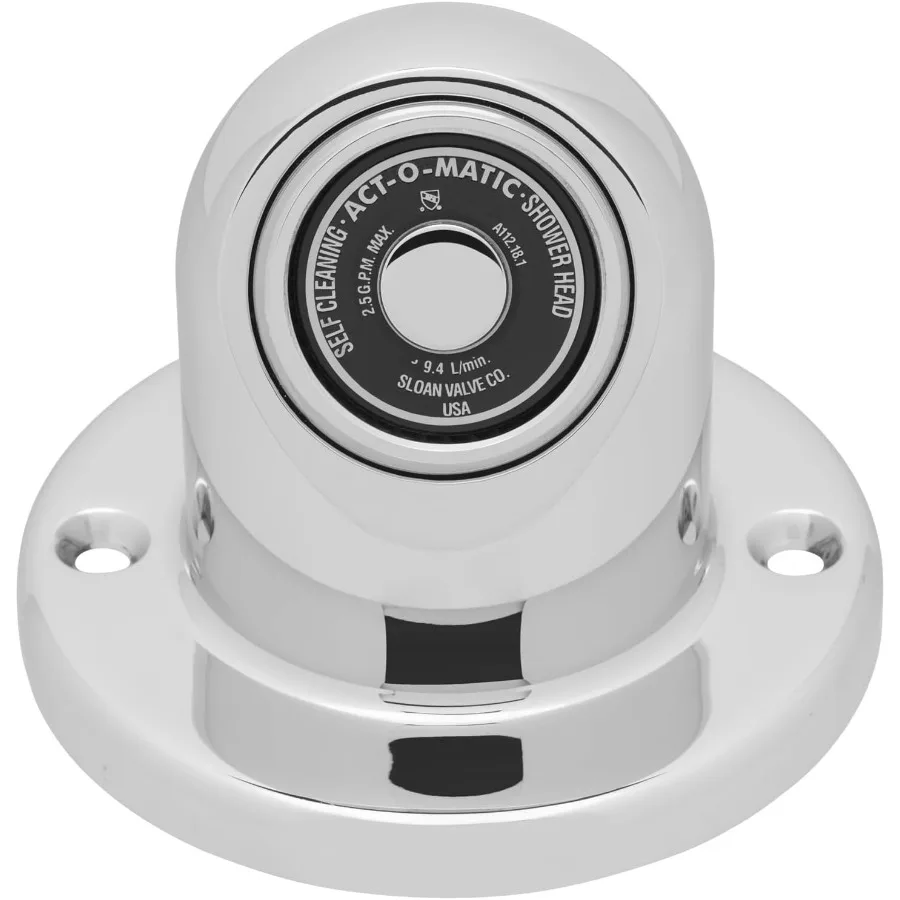 고교통량 공중화장실용 2.5 GPM 유량의 AC450 ActOMatic 기관용 샤워헤드, 파손 방지 디자인 콘형