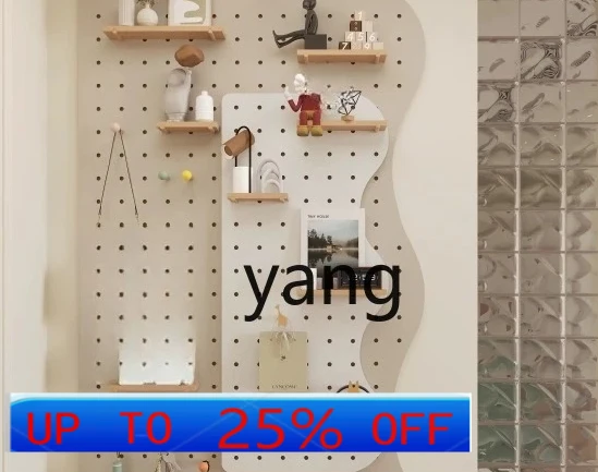 

LMM solid wood hole board full-length mirror rack accessories entrance hanger