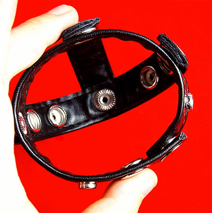 تأخير القذف ديك القضيب خاتم الديك الجلود الكرة نقالة الرجال ألعاب الكبار عبودية Bdsm الجلود يفصل الخصيتين كيس الصفن