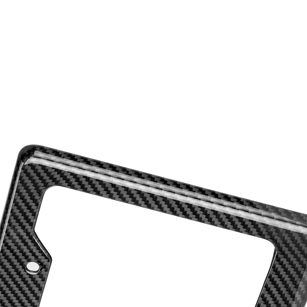 ألياف الكربون الجافة الحقيقية الولايات المتحدة القياسية Prepreg ألياف الكربون إطار لوحة الترخيص العالمي إطار لوحة الترخيص 1 قطعة/القطعة