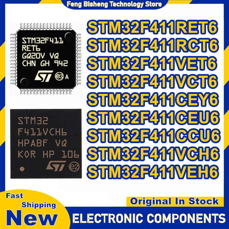 STM32F411RET6 STM32F411RCT6 STM32F411VET6 STM32F411VCT6 STM32F411CEY6 STM32F411CEU6 STM32F411CCU6 STM32F411VCH6 STM32F411VEH6 #1