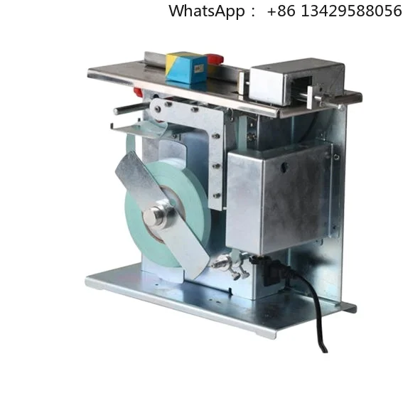 Portable Semi-Automatic Adhesive Sticker Rectangular Carton Box Corner Right Angle Sealing Labeling Machine