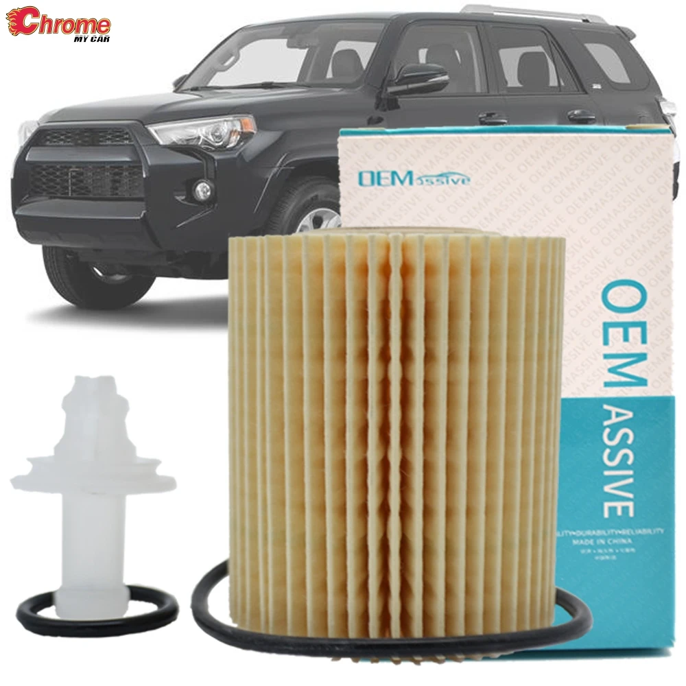 Car Oil Filter For Toyota 4Runner N280 2009 2010 2011 2012 2013 2014 2015 2016 2017 2018 2019 4.0L 3956CC V6 Engine 04152-YZZA3