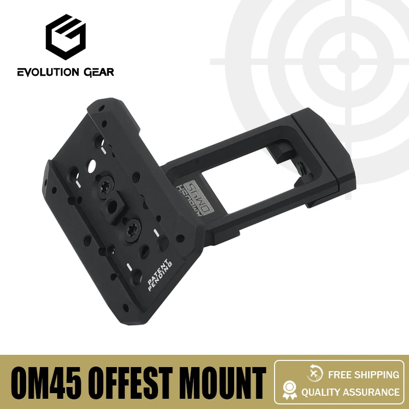 Tactical Strike Optics Accessory Ambush OM45 45-Degree Optic Mount for Red Dot Sights