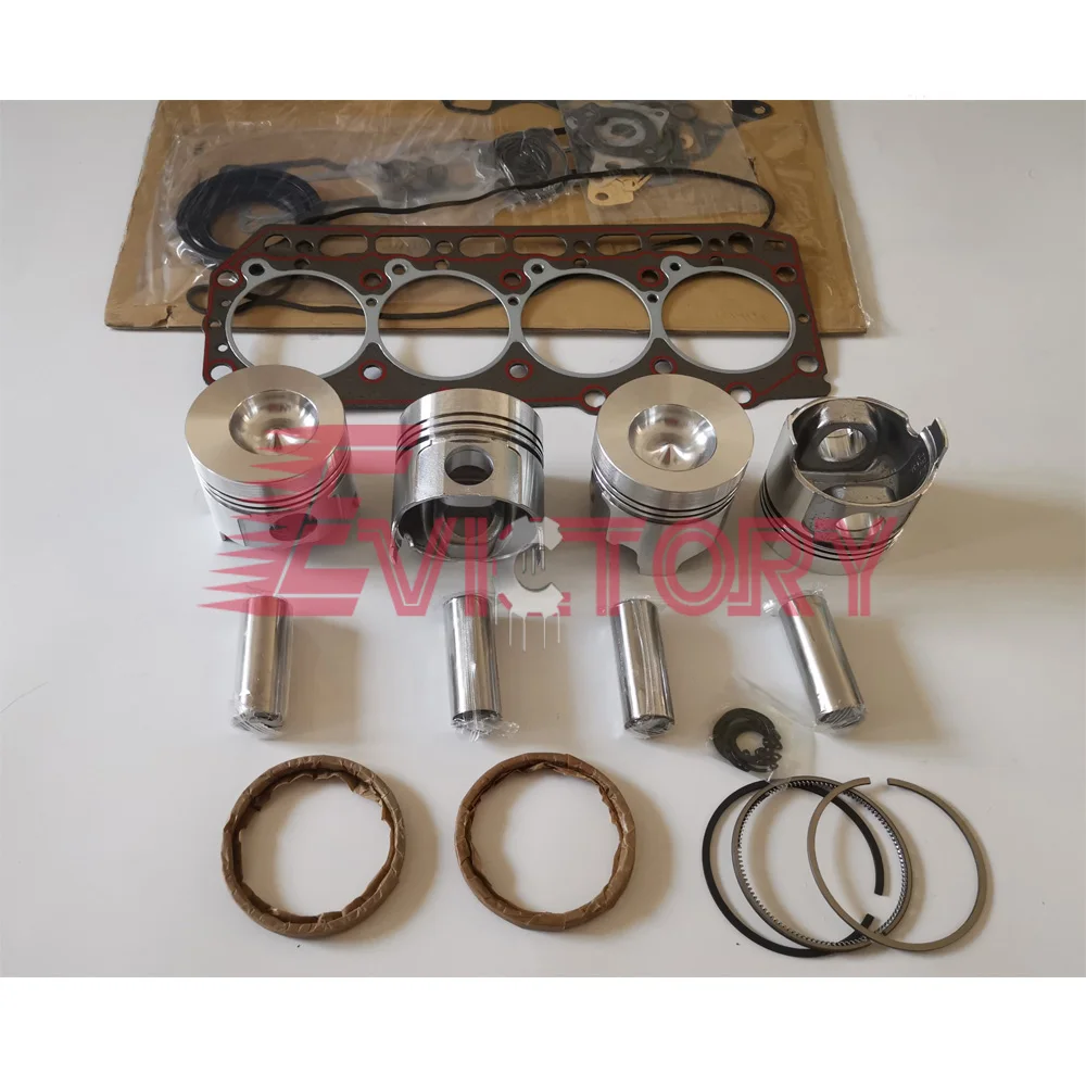 

For YANMAR 4D78 4TN78E 4TNE78 overhaul rebuild kit piston ring gasket bearing