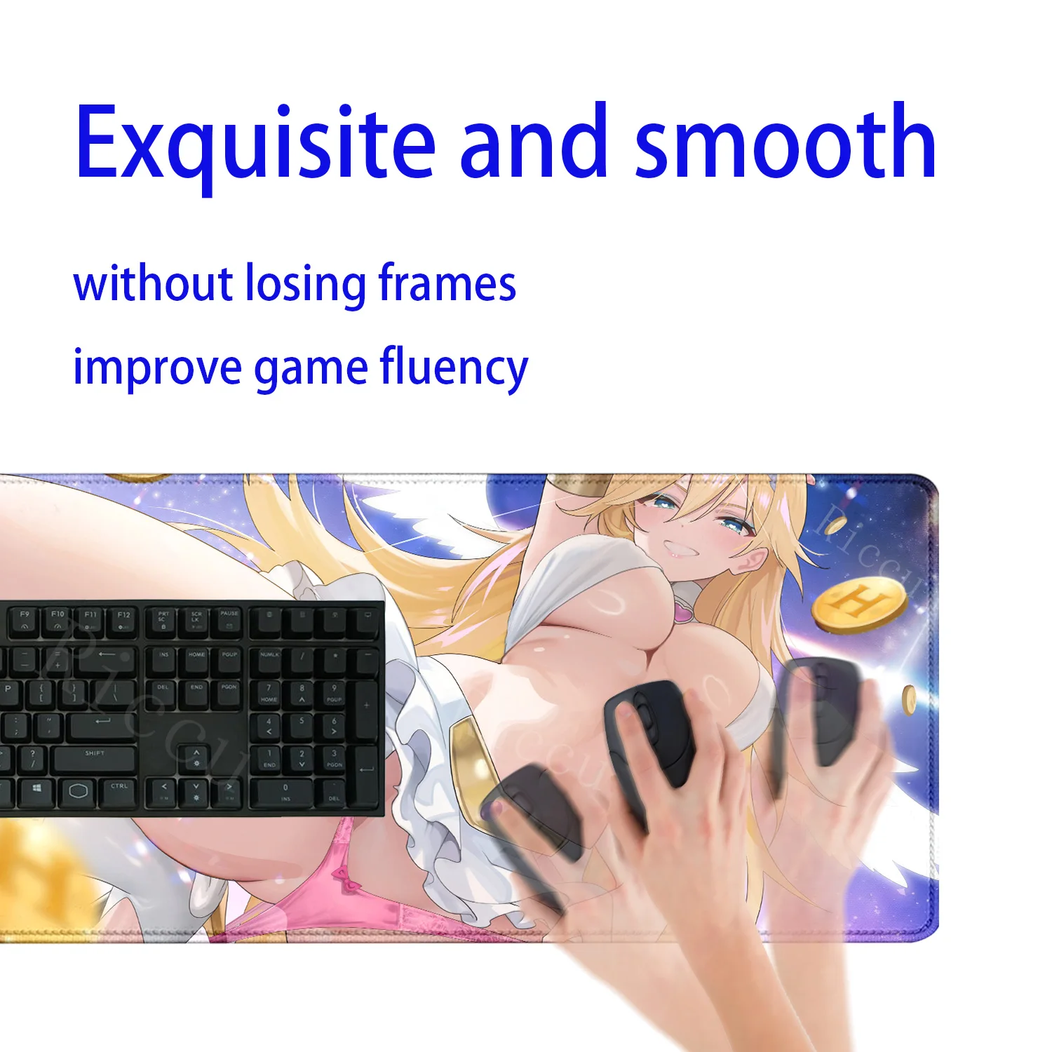 اللباس الداخلي تخزين مع Garterbelt ماوس الوسادة مكاتب الألعاب الكمبيوتر تمديد ماوس الوسادة أنيمي مثير فتاة هنتاي لوحة المفاتيح المطاط مكتب حصيرة #5