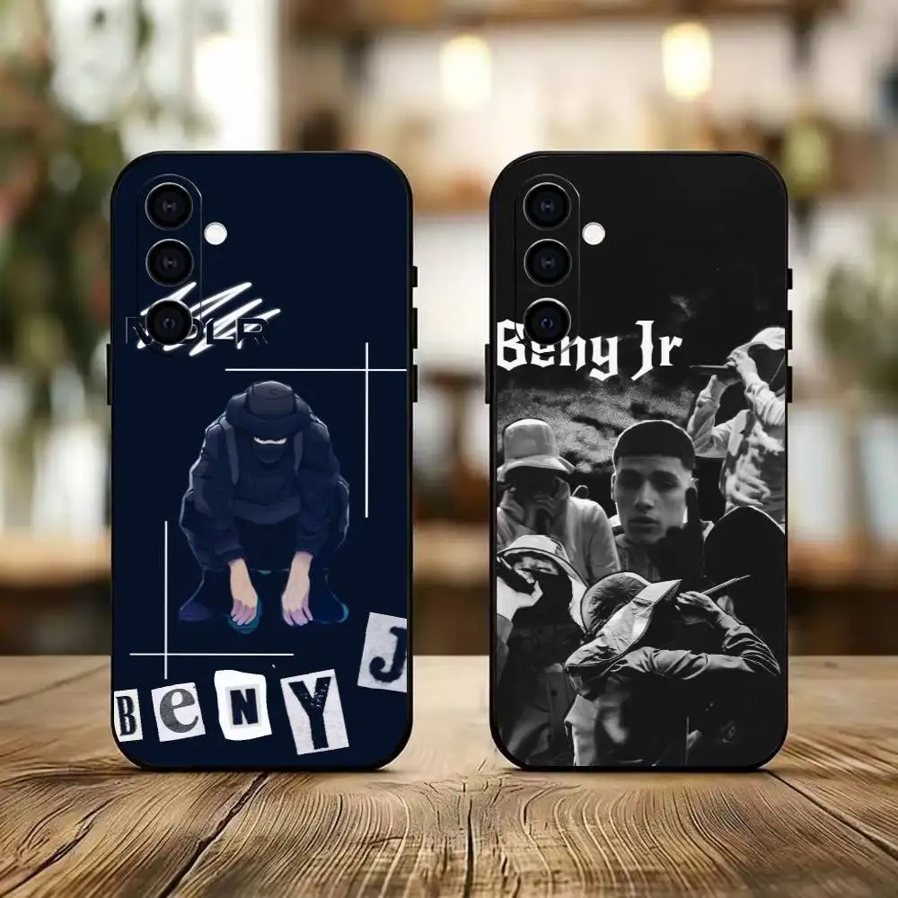 

JR-Rapper -BENY JR Phone Case Black Silicone Soft For Samsung Galaxy A73,A72,A71,A70,A53,A52,A51