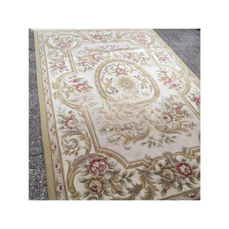 

"Bohemian fringed carpet" retro ethnic style, thickened cotton and linen, bedroom bedside blanket, machine washable, free lazy s